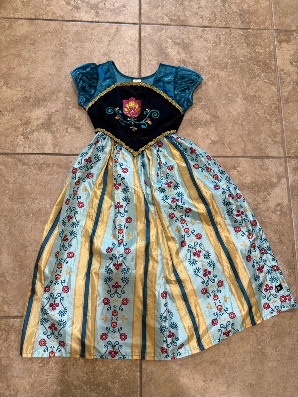 Little Adventures Anna Coronation Dress - Girls Large 5-7 Years